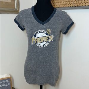 Vintage San Diego Padres Genuine Merchandise Heather Gray Tee Sz. L